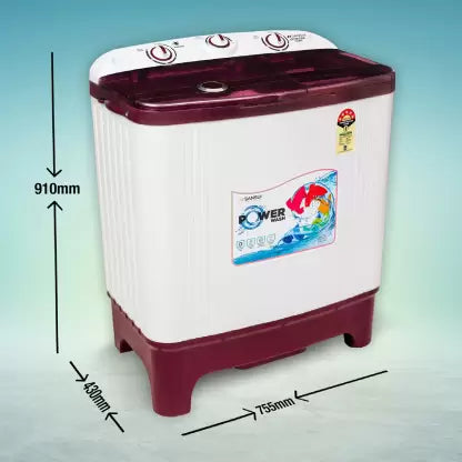 Sansui 7 kg Semi Automatic Top Load Washing Machine Red, White  (JSP70S-2024L) (OPEN BOX) Sansui 7 kg Semi Automatic Top Load Washing Machine Red, White  (JSP70S-2024L) (OPEN BOX)